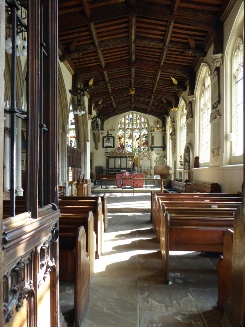 Interior of St Mary, Hitchin