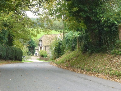 A road in the hamlet of King's Walden.