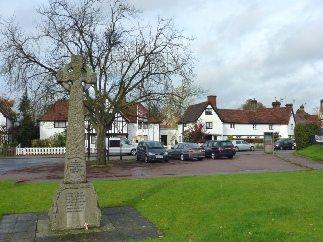 A view of the centre of Hunsdon