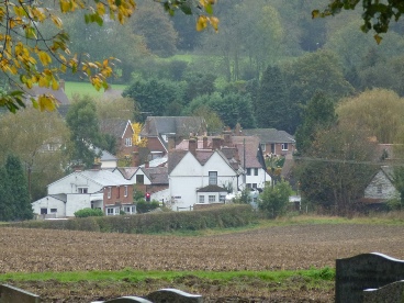 A view of the village of Little Hadham