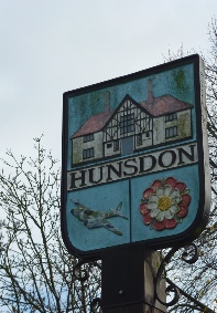 Hunsdon village sign
